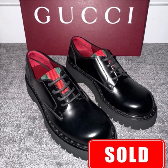 Gucci Shoes - 🛑 SOLD 🛑 GUCCI
Thea Lug Sole Shoes 
Women’s EU 39.5